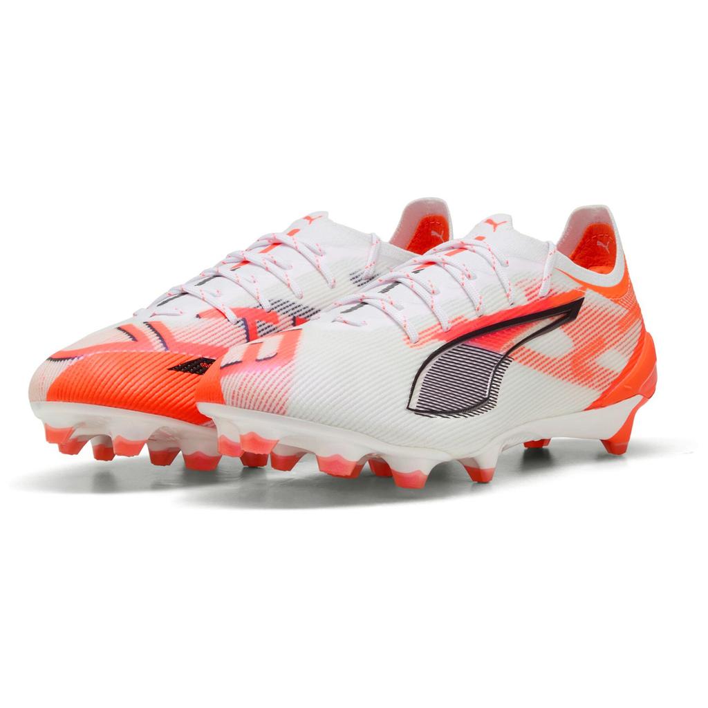 Puma Ultra 5 Ultimate FG Unlimited Pack Unisex Sneakers White Black Glowing-Red 108159-01