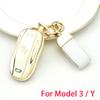 TPU Car Smart Key Case Cover For Tesla Model 3 Model X Model S Model Y Bag Protector Fob Band Shell Holder Keychain Accessories