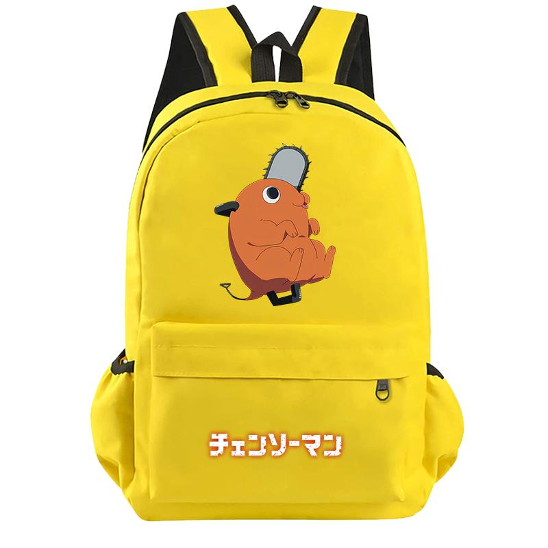 Anime Chainsaw Man Rucksack für Jungen Mädchen Hildren Zurück zur Schule Schultasche Student Kawaii Rucksack Luffy Nami Lysop Leichte Taschen