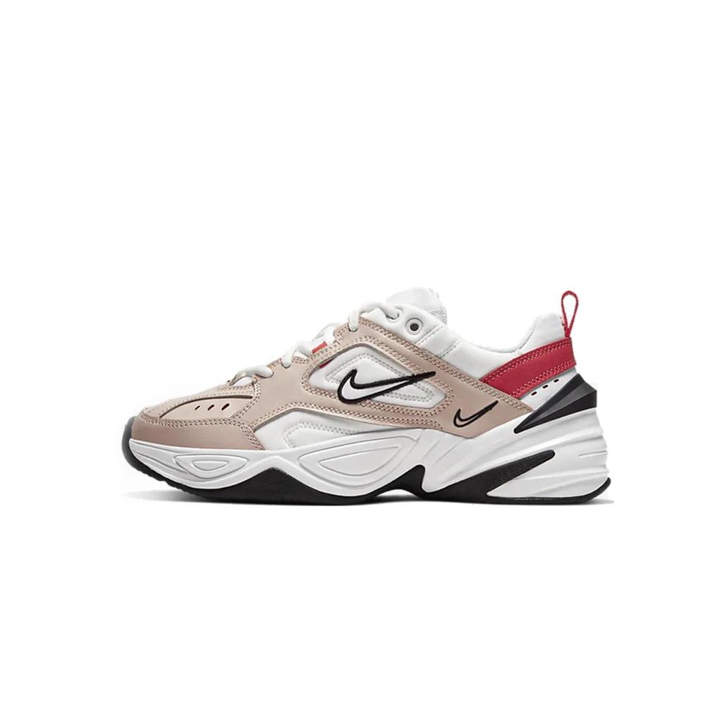 Nike M2K Tekno Rose Girlish Low Top Chunky Sneakers Women's Ecru AO3108-205(Team1926-)