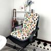 Soft High Back Chair Cushion with Elastic Straps for Garden Patio or Office Seating 40x80CM