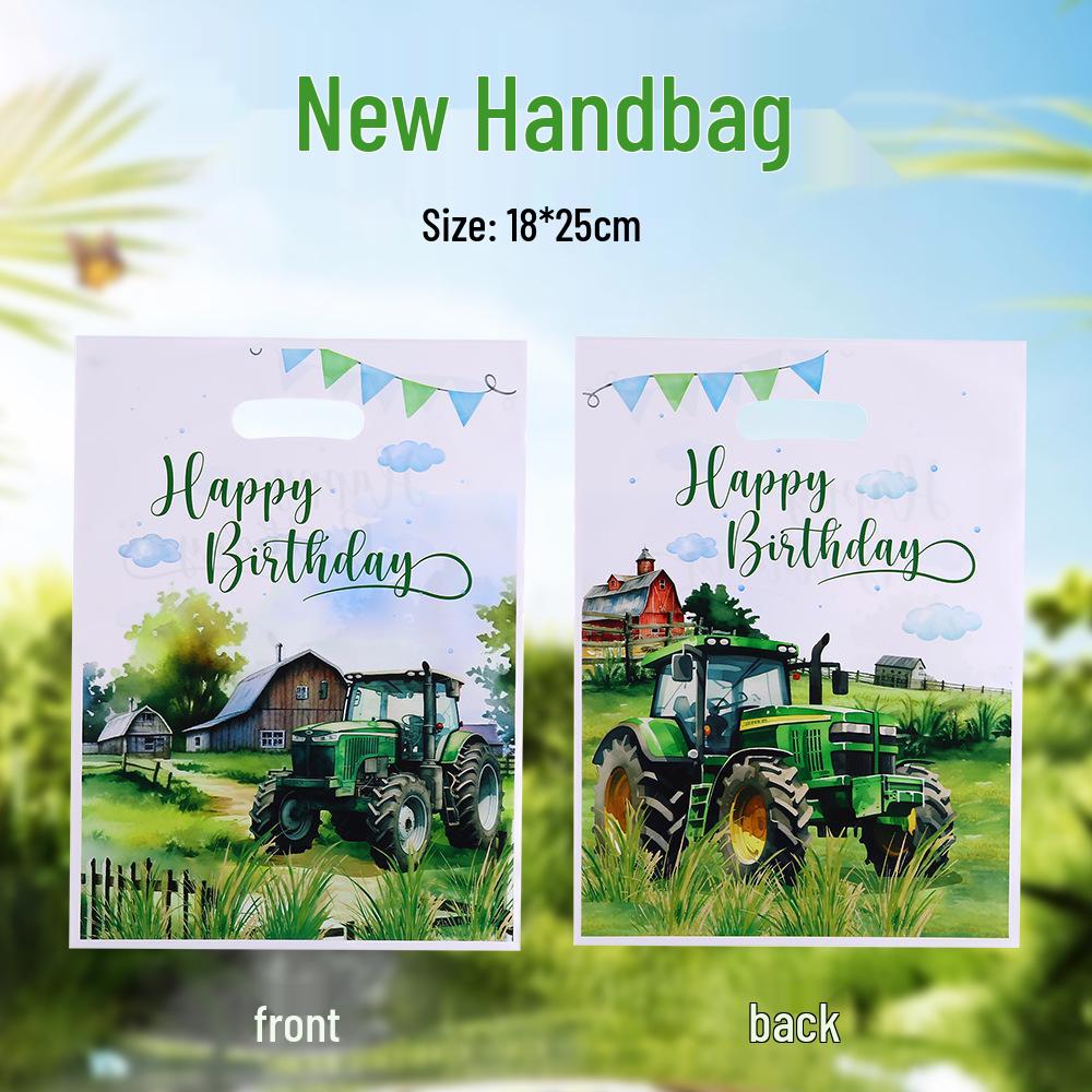 Thanksgiving Farm Festival Tote Bag with Candy Snack Print