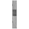 Bathroom Cabinet with Open Shelf UTRECHT Sonoma Grey