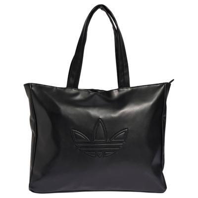Originals Trefoil Logo Reißverschluss Recyceltes Polyester Tragetasche Einkaufstasche Unisex Tragetasche Schwarz IY4058