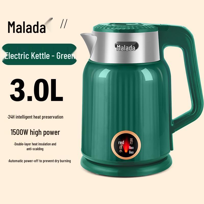 Wanlida Large-Capacity Electric Kettle with Durable Insulation for Dormitory Use