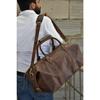 Leather Duffel Weekender Bag Overnight Bag in Brown luggage bag travel gifts for him men gym bags holdall weekend gift vacation