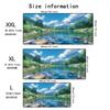 Anime Countryside Scenery Large Desk Mat Sky Cloud Mountain Road Xxl Mouse Pad NonSlip Stitched Edge Keyboard Gaming Mat