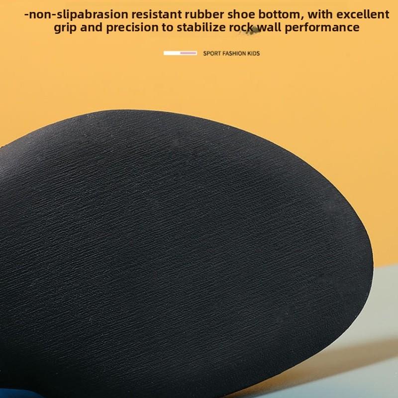 Kids Rock-Climbing Shoes Professional Outdoor Beginners Mesh Non-slip Parent-child Rock-Climbing Bouldering Training Sneakers