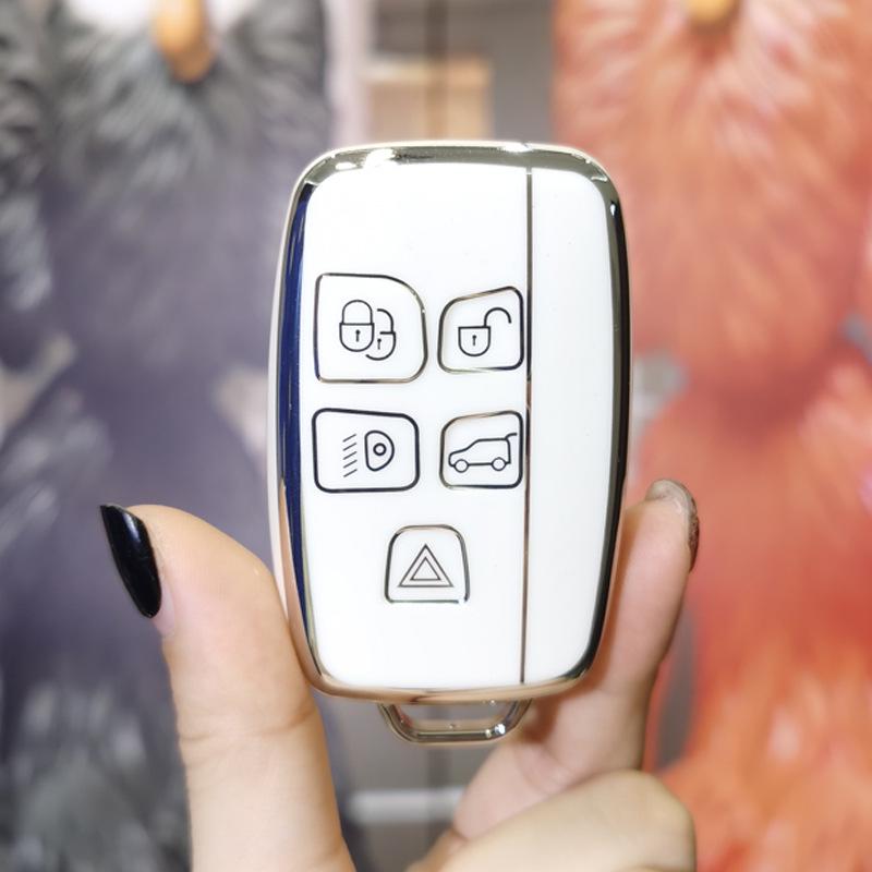 Jaguar Key Case for Men & Women: Fits XEL, XFL, F-Pace, XF, XE, XJ, F-Type.