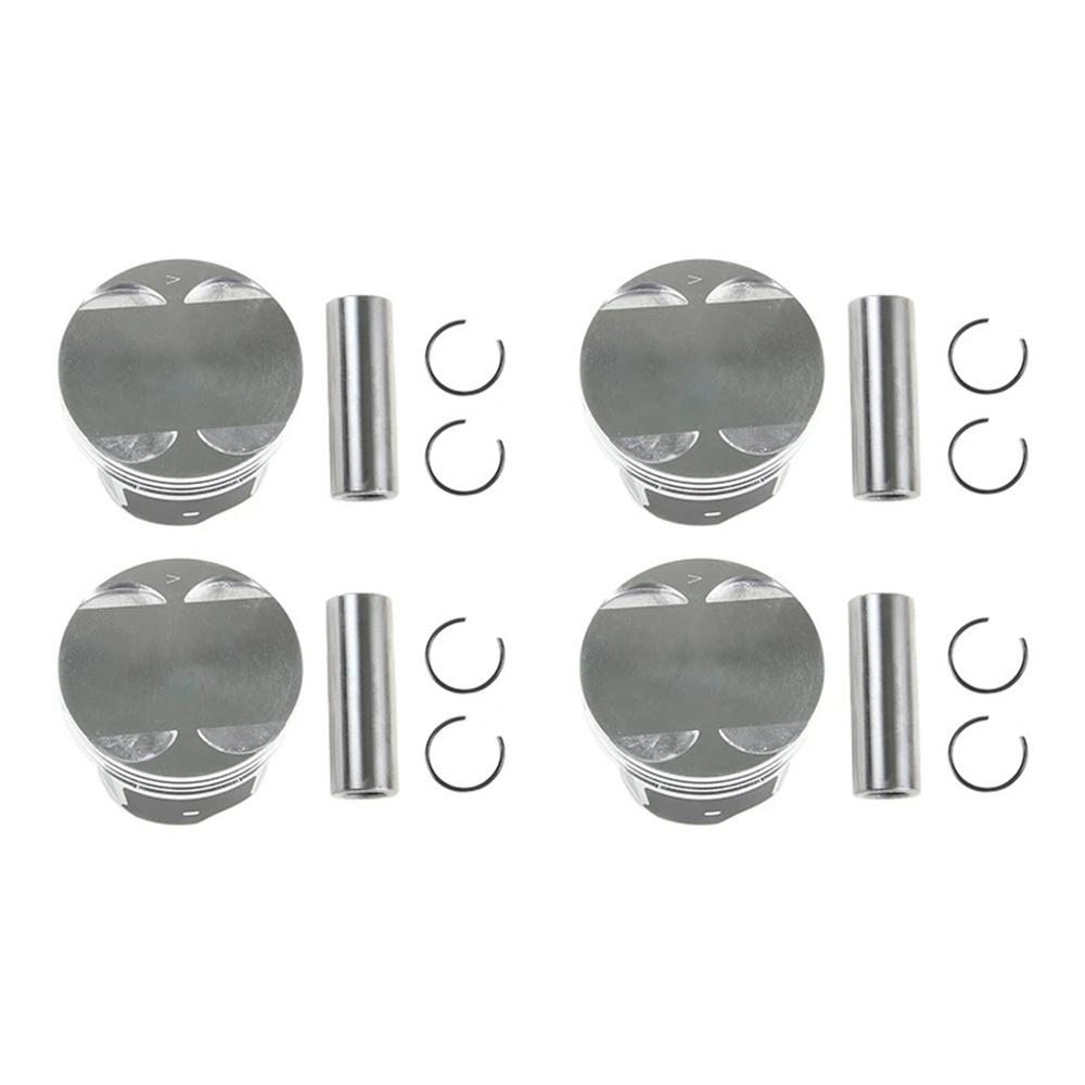 

4 Set Pistons & Rings Kit Fits For Buick Chevrolet GMC Pontiac Saturn 2.4L