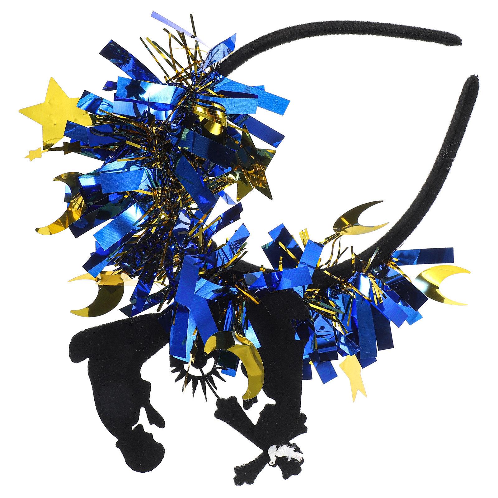 

Ramadan Moon and Stars Glitter Headband Women Festive Headdress for Eid Mubarak Celebrations Arabian Theme Party Costume China Mainland