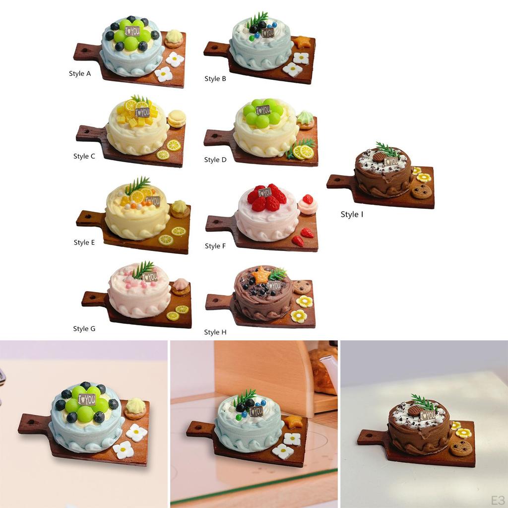 3D Miniature Food Dollhouse Garden Scene Accessories 1:6 1:12