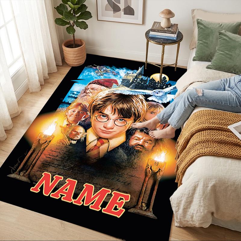 Custom Name Journey's End Living Room Non-Slip Area Rug Soft Carpet for Bedroom Kids Playroom Sofa Office Home Decor Doormat