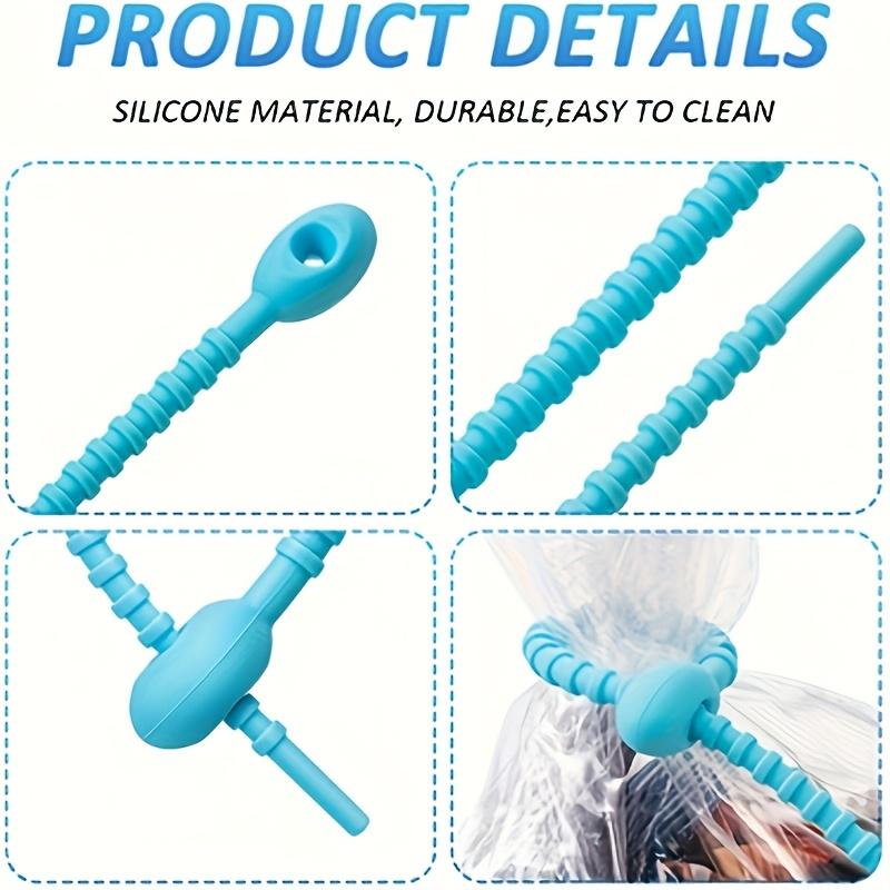 20 Stück Silikon-Kabelbinder Wiederverwendbar Mehrfarbig Fischgräten-Kabelbinder Kabel-Organizer Kabelmanagement-Bänder