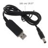 USB Power Boost Line Voltage Step Up Adapter Cable USB 5V To DC 9V 5.5x2.1mm Connector Converter for Wireless Router
