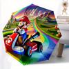 Guarda-chuva Automático Abre/Fecha à Prova de Vento Mario Kart Rainbow Road, Estrutura de Ferro Resistente, Design Dobrável Portátil, Viagem, Uso Diário 173
