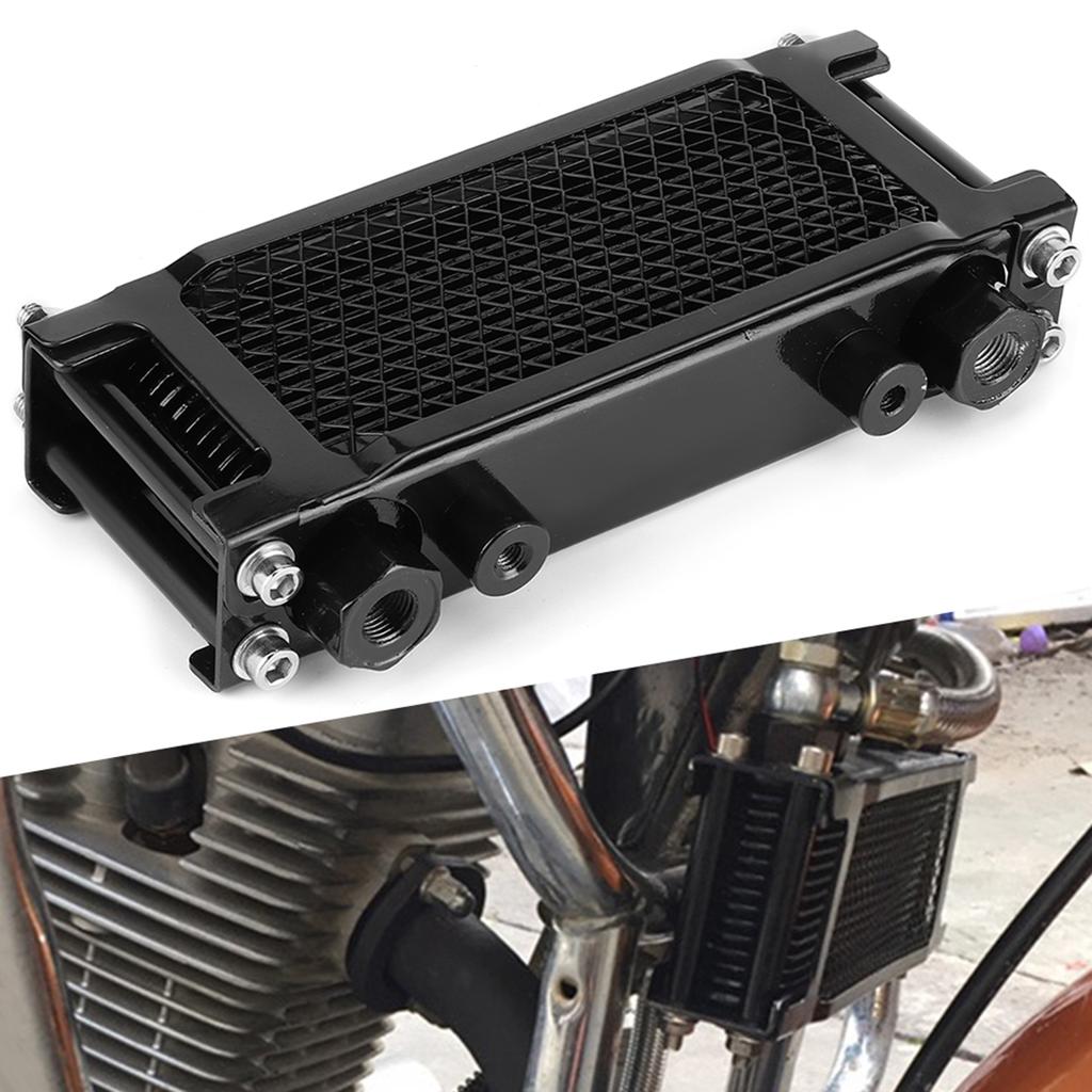 Engine Oil Cooler Universal Cooling Radiator Kit Fit for Monkey Car 100250CC OffRoad ATV 4Wheel Motorcycle