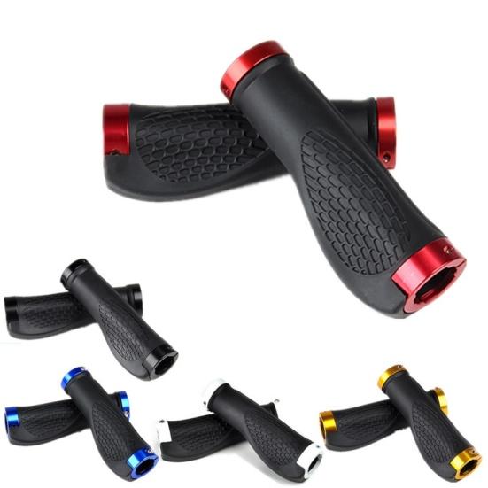 1 Pair MTB Bike Cycling Mountain Bicycle Anti-Skid Locking Handlebar Grips Cover