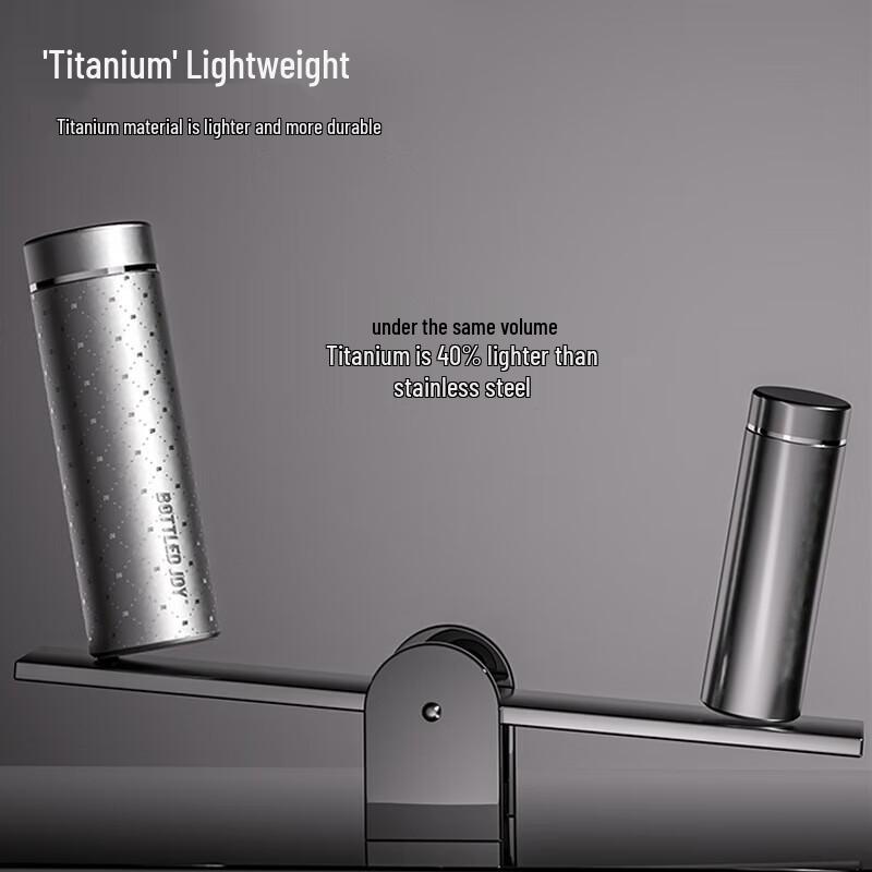 Dundun Pure Titanium Insulated Business Water Bottle