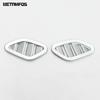 Front Upper Air Condition Vent Outlet Cover Trim For MG Zs SUV 2017-    Carbon Fiber Accessories Car Styling