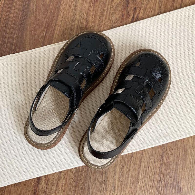 

Sandals women s thick soles increase the height of one shoe and two, wear college style versatile bag head half slippers hollow cute hole shoes 40