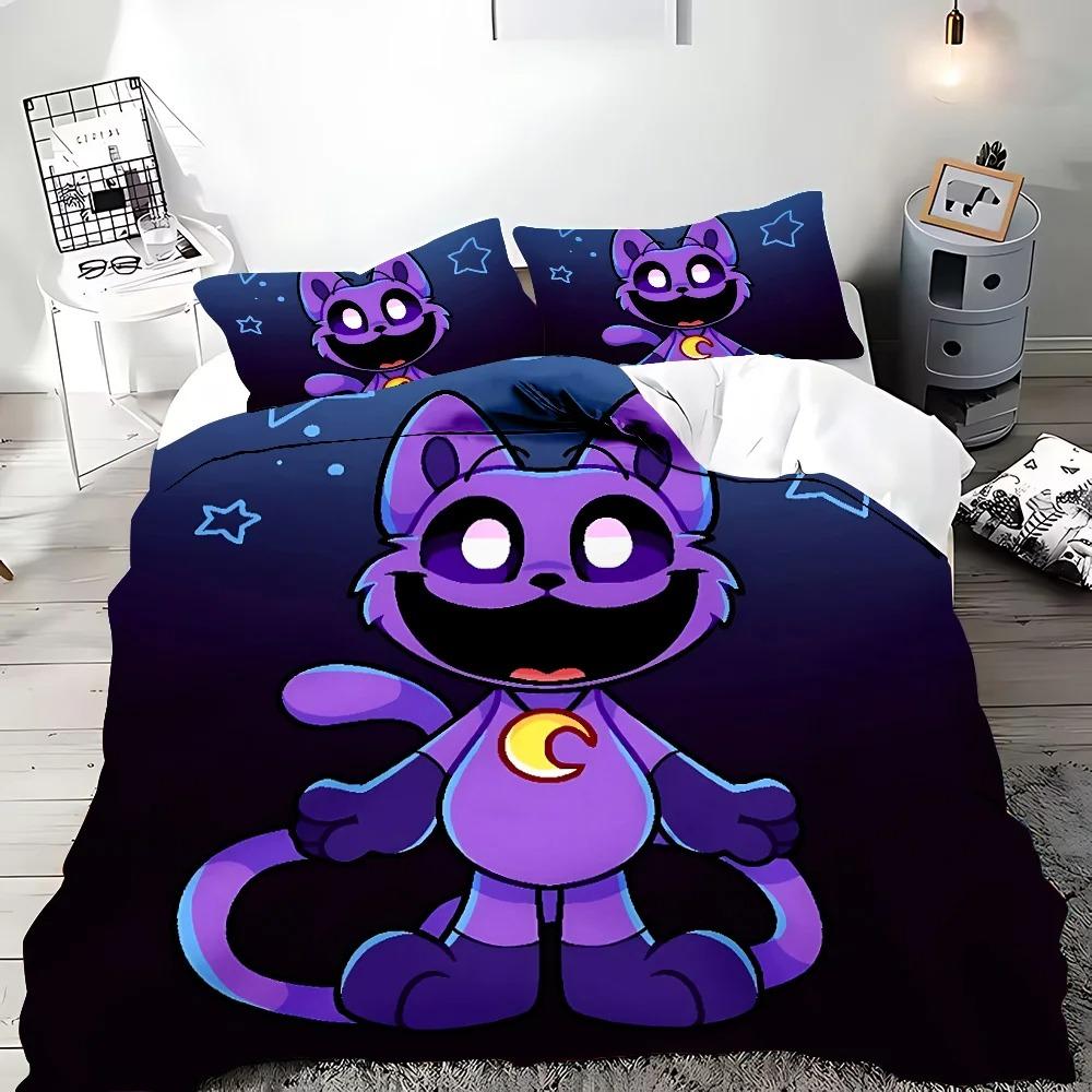 Art Cartoon 3D Printed Smilings Critters Duvet Cover Pillowcase Bedding Set Children Twin Full Single/Double/Large Size Gift