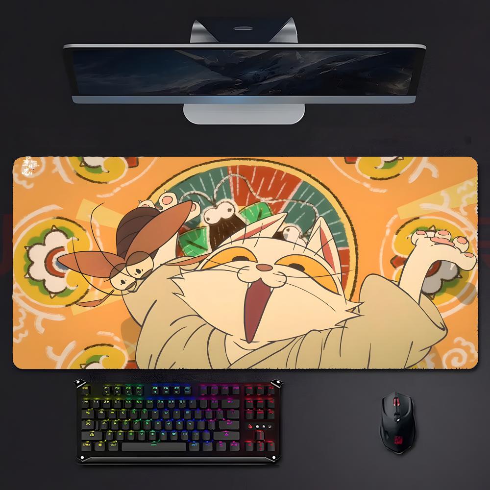 Cute Cool Anime WWhite Cat Legend Mouse Pad Mousepad Large Gaming Lockedge Thickened Pc Table Desk Mat
