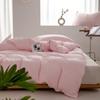 1pc Solid Color Duvet Cover 100% Washed Cotton Quilt Cover Japanese Minimalist Style Bedding Single Double King Queen Size Bed