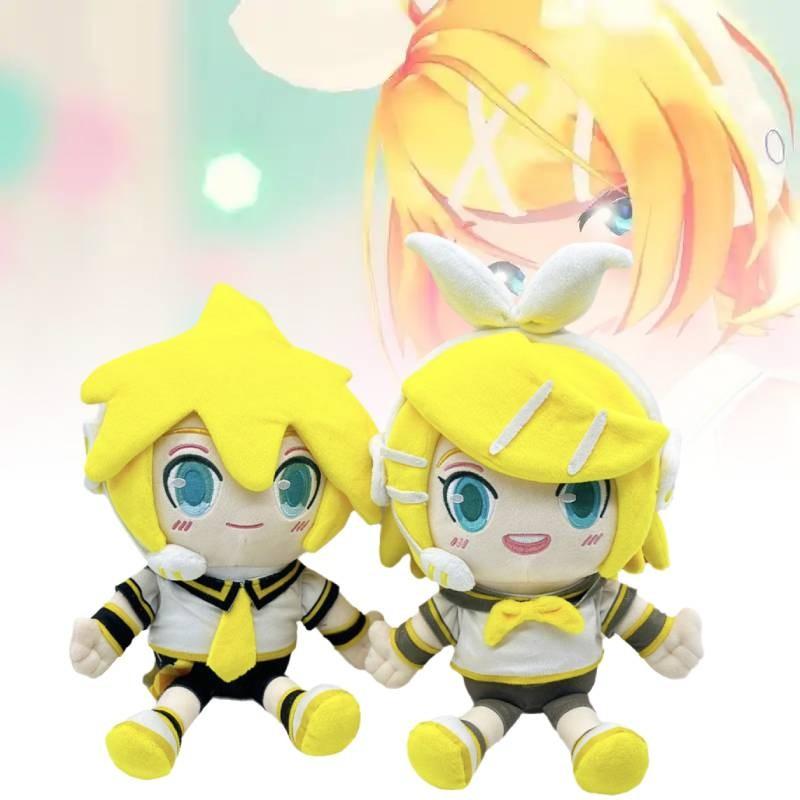 White Clover Kagamine Rinto Plush Toys Cartoon Stuffed Dolls Room Decorations