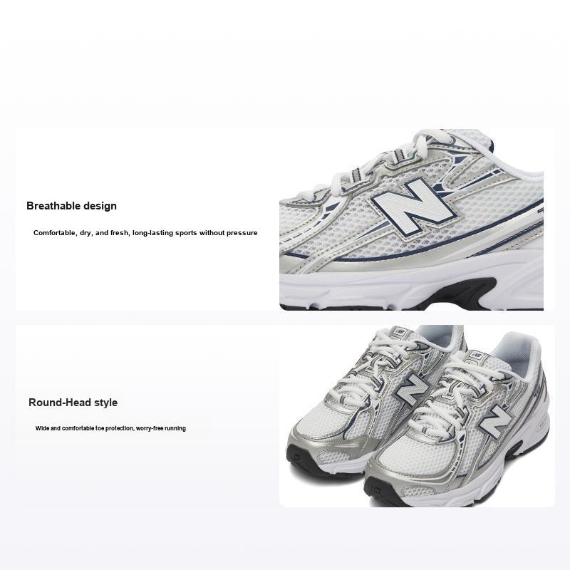 New Balance 740v2 белые темно-синие тени серые унисекс кроссовки U740WN2 36