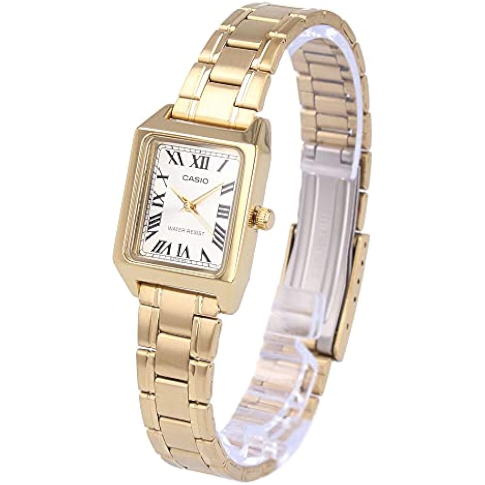 Casio Casio Casio Standard Watch Watch Women's Analog Square Square Metal Gold LTP-V007G-9B [Para...