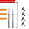 NaiDuo 2.8m Stainless Steel Photography Background Stand Kit