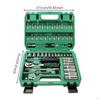 BentHandle Socket Wrench 1/4Inch Drive Kit 72Tooth for Mechanics, Cyclists, Garage,
