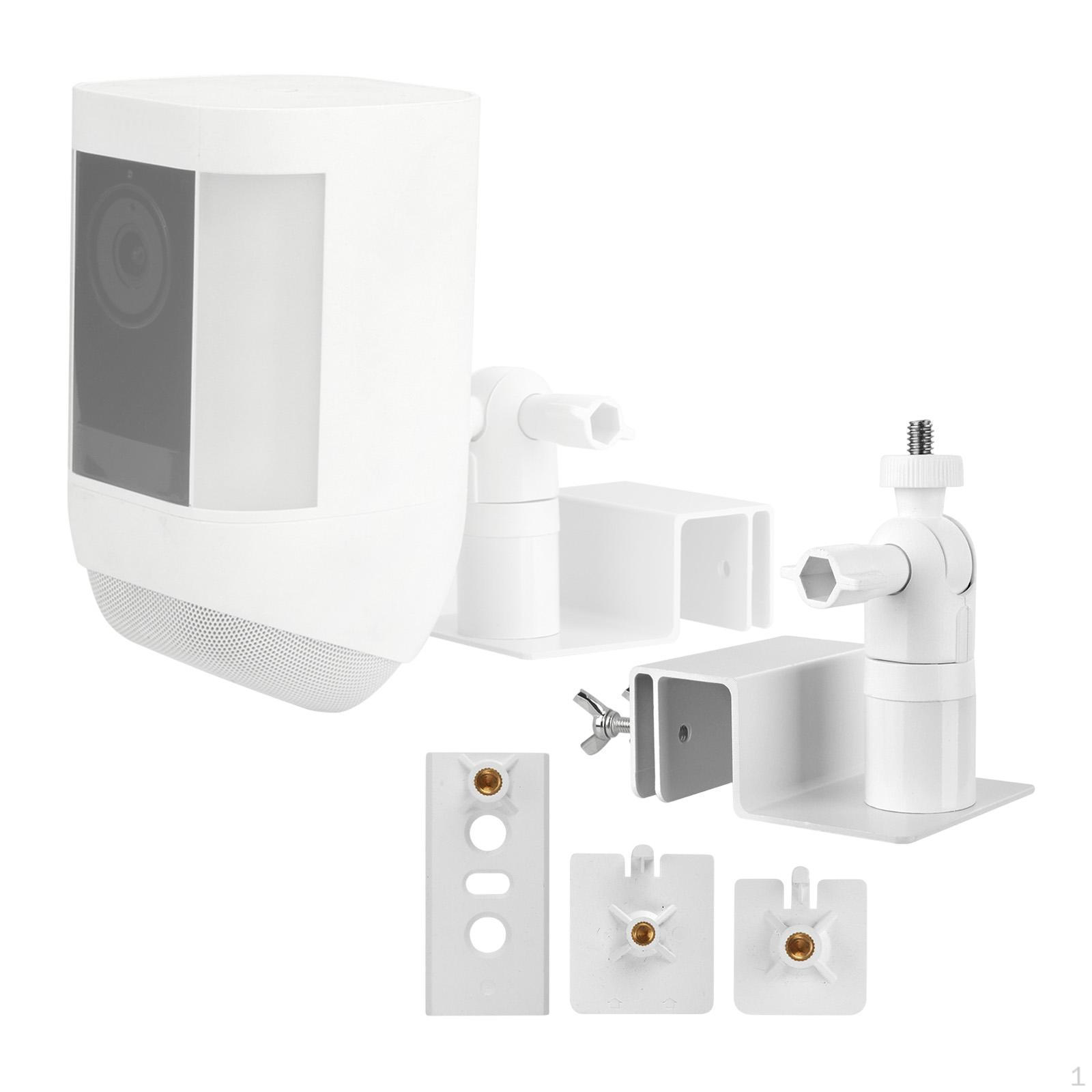 

Кронштейн для камеры для крепления на водостоке с регулируемыми зажимами для использования в помещении и на открытом воздухе белый