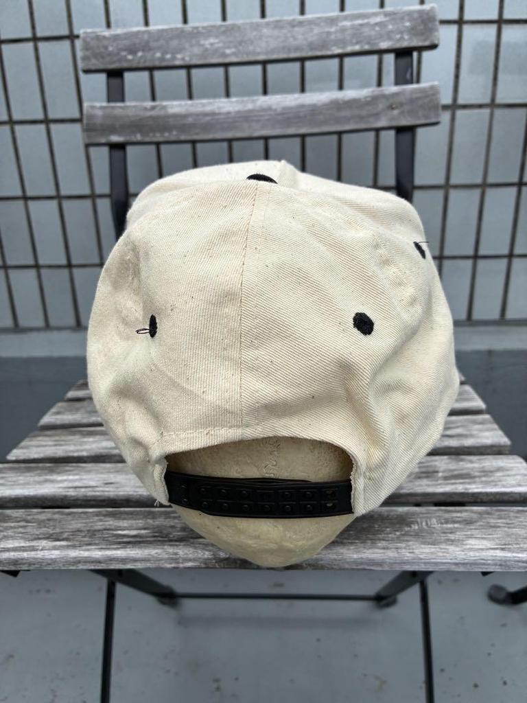 [USED] Toast 2-tone Cap Ivory x Black VINTAGE