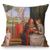 Uk British Artist Dante Gabriel Rossetti World Famous Oil Painting European Beauty Princess Sofa Pillow Case Linen Cushion Cover