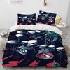 3D Drum Kit Music Instruments Comforter Bedding Set,Duvet Cover Bed Set Quilt Cover Pillowcase,King Queen Size Bedding Set Gift