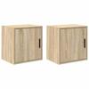 Garage Wall Cabinets 2 Pcs. Sonoma Oak Glued Wood