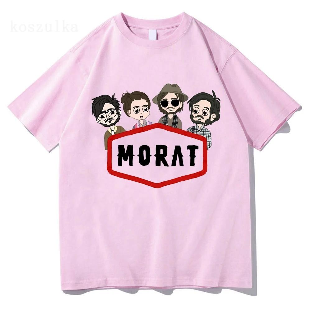 Morat Si Ayer Fuera Hoy US Tour T Shirt 2026 Men/women Harajuku Vintage Graphic Tshirt Classic Unisex High Quality Cotton Shirts