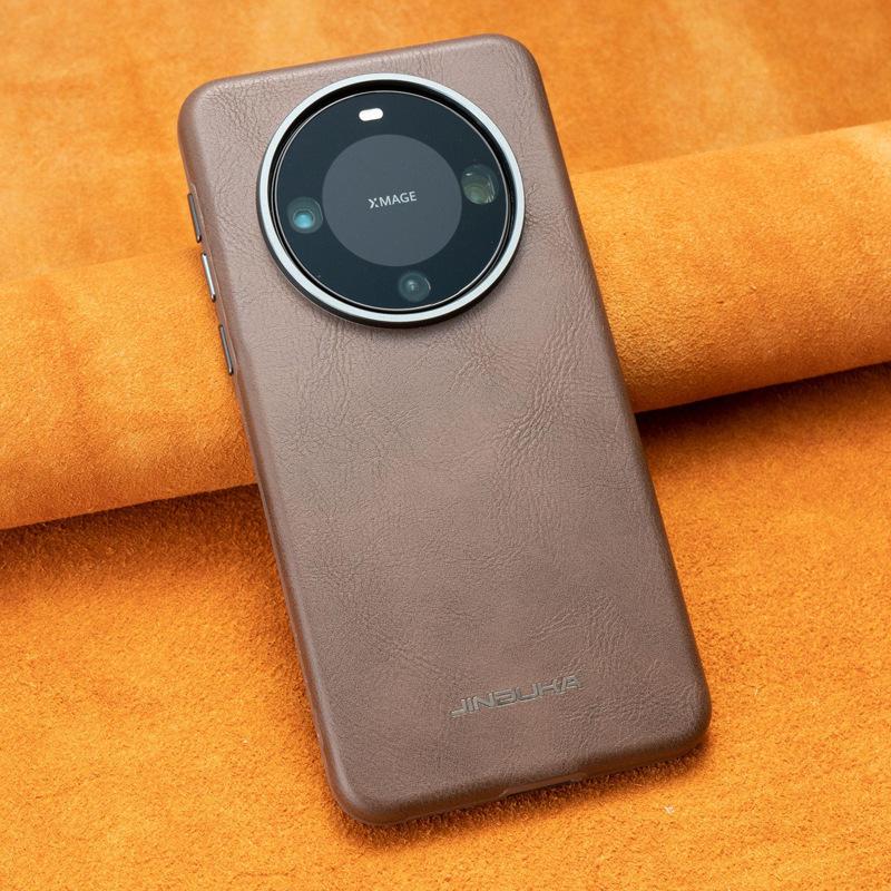 Huawei Mate60Pro Phone Case Business All-inclusive Magnetic Anti-drop Pura70pro High-end Men's Leather Case