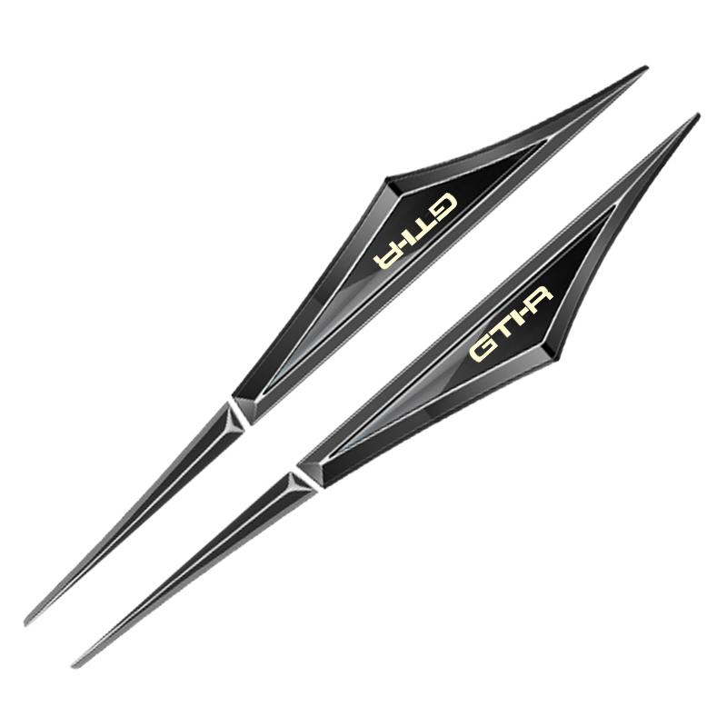 2pcs 3d alloy car stickers car accsesories accessory for Nissan Pulsar gtir gti-r