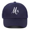Black Embroidered MR & MRS Couple Sun Hat - Versatile Sun Protection for Spring & Summer