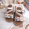Summer Girls' Sandals, Soft-soled Children's Open-toe Fashion Princess Shoes