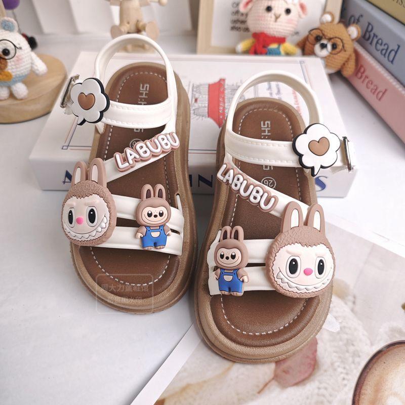 Summer Girls' Sandals, Soft-soled Children's Open-toe Fashion Princess Shoes