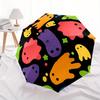 1pc Ghost Party Automatic Open/close Umbrella, 8-Rib Sturdy Structure, Portable Travel Umbrella, Parties, Everyday Use, Outdoor Accessory, A