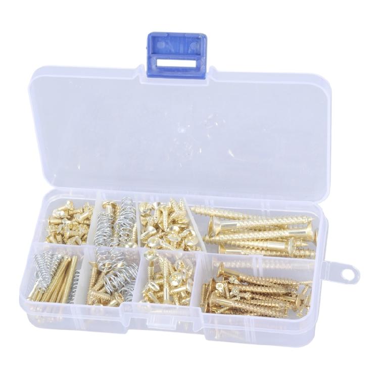 Guitar Screws Sets, Guitar Hardware Luthier Parts Kits for Neck Plate, Pickguard