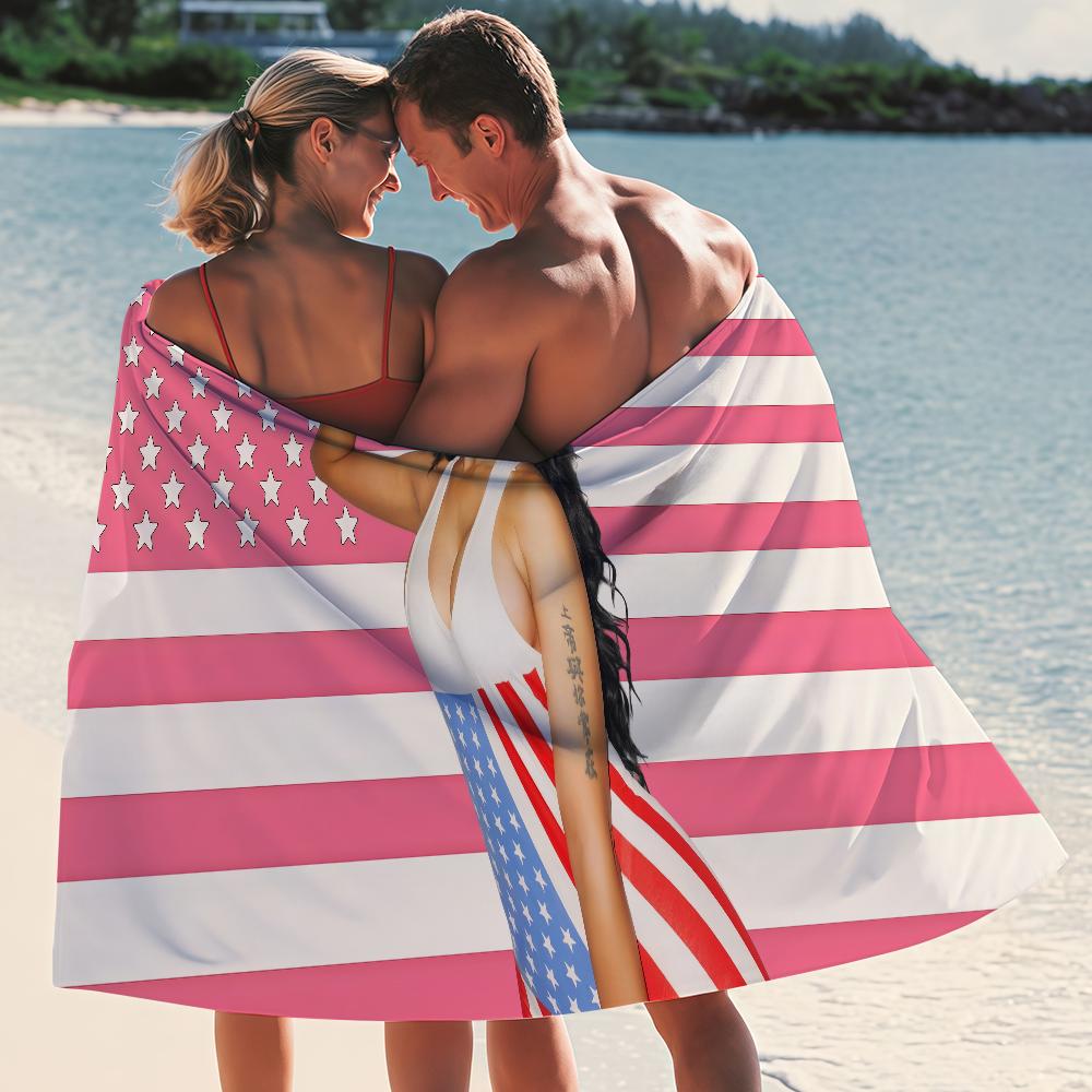 Singer Nicki Minaj flag Towel Quick Drying Beach Towels Are Suitable For Swimming Pools Camping Yoga And The Gym