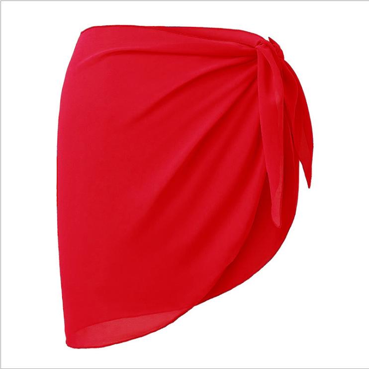 Women's Chiffon Sarong Beach Wrap Skirt - Summer Swimwear Cover-up