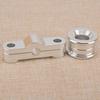Solid Shifter Stabilizer Linkage Bushing Kit Silver Fit for Acura Integra Honda Civic Del Sol CRX B Series Engine