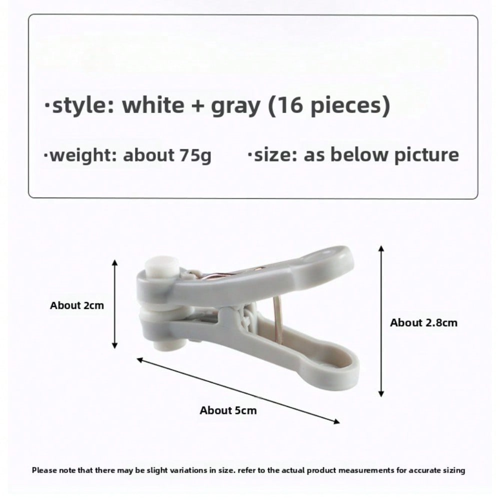 Traceless Drying Clip, Windproof Clothes Fixing, Household Clothing Clip, Socks, Multi-functional Clothing Drying Clip